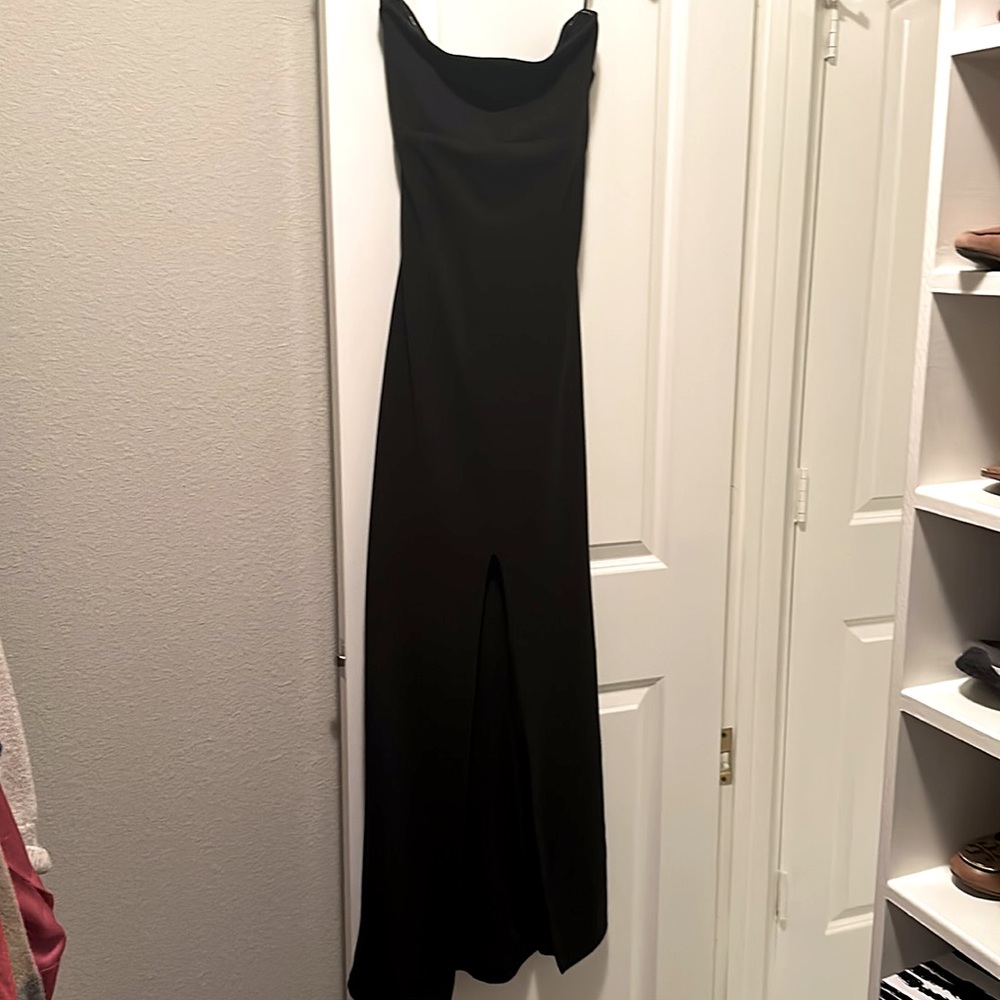 Royal *BLACK* Strapless Dress